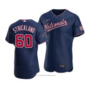 Maglia Baseball Uomo Washington Nationals Hunter Strickland Alternato Autentico Blu