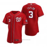 Maglia Baseball Uomo Washington Nationals Michael A. Taylor Autentico Alternato 2020 Rosso