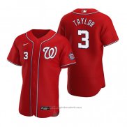 Maglia Baseball Uomo Washington Nationals Michael A. Taylor Cool Base Allenamento Primaverile 2019 Rosso