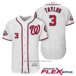 Maglia Baseball Uomo Washington Nationals Michael Taylor Bianco 2018 All Star Home Flex Base