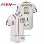 Maglia Baseball Uomo Washington Nationals Ryan Zimmerman 2019 Gold Program Flex Base Bianco