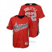 Maglia Baseball Bambino All Star Sean Doolittle 2018 Home Run Derby National League Rosso