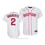 Maglia Baseball Bambino Boston Red Sox Xander Bogaerts Replica 2021 Bianco