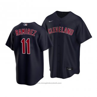 Maglia Baseball Bambino Cleveland Indians Jose Ramirez Replica Alternato 2020 Blu