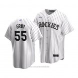 Maglia Baseball Bambino Colorado Rockies Jon Grigio Replica Primera 2020 Bianco