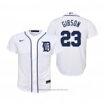 Maglia Baseball Bambino Detroit Tigers Kirk Gibson Replica Primera Bianco