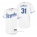 Maglia Baseball Bambino Kansas City Royals Ian Kennedy Replica Primera Bianco