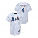 Maglia Baseball Bambino New York Mets Jed Lowrie Replica Primera Bianco