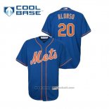 Maglia Baseball Bambino New York Mets Pete Alonso Cool Base Replica Alternato Blu