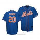 Maglia Baseball Bambino New York Mets Pete Alonso Replica Cool Base Blu