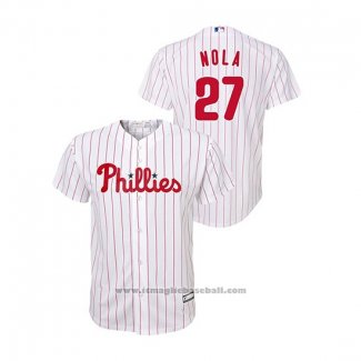 Maglia Baseball Bambino Philadelphia Phillies Aaron Nola Cool Base Bianco