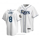 Maglia Baseball Bambino Tampa Bay Rays Brandon Lowe 2020 Primera Replica Bianco