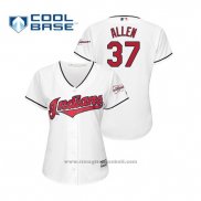 Maglia Baseball Donna Cleveland Indians Cody Allen 2019 All Star Patch Cool Base Bianco
