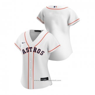 Maglia Baseball Donna Houston Astros Replica 2020 Home Bianco