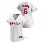 Maglia Baseball Donna Los Angeles Angels Anthony Rendon 2020 Replica Home Bianco