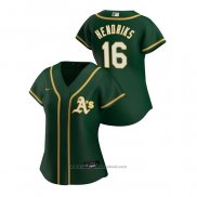 Maglia Baseball Donna Oakland Athletics Liam Hendriks 2020 Replica Alternato Verde