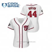 Maglia Baseball Donna Washington Nationals Daniel Hudson 2019 World Series Bound Cool Base Bianco