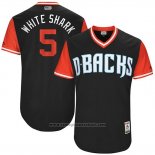 Maglia Baseball Uomo Arizona Diamondbacks 2017 Little League World Series 5 Gregor Bianco Nero