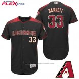 Maglia Baseball Uomo Arizona Diamondbacks 33 Jake Barrett Nero Hispanic Heritage Flex Base