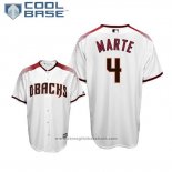 Maglia Baseball Uomo Arizona Diamondbacks Ketel Marte Cool Base Home Bianco