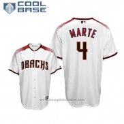 Maglia Baseball Uomo Arizona Diamondbacks Ketel Marte Cool Base Home Bianco