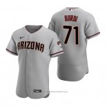 Maglia Baseball Uomo Arizona Diamondbacks Zack Burdi Autentico Road Grigio