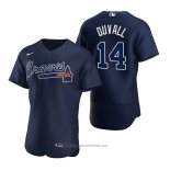 Maglia Baseball Uomo Atlanta Braves Adam Duvall Autentico Blu