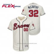 Maglia Baseball Uomo Atlanta Braves Brandon Mccarthy Autentico Flex Base Crema