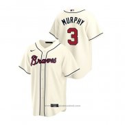 Maglia Baseball Uomo Atlanta Braves Dale Murphy 2020 Replica Alternato Crema