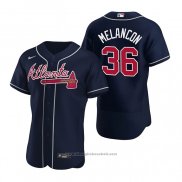 Maglia Baseball Uomo Atlanta Braves Mark Melancon Autentico Alternato 2020 Blu