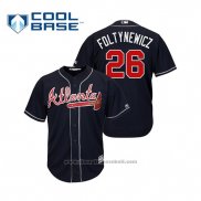 Maglia Baseball Uomo Atlanta Braves Mike Foltynewicz Cool Base Alternato 2019 Blu