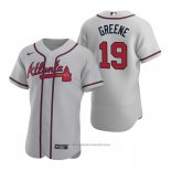 Maglia Baseball Uomo Atlanta Braves Shane Greene Autentico 2020 Road Grigio