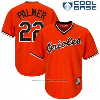 Maglia Baseball Uomo Baltimore Orioles 22 Jim Palmer Arancione Cool Base