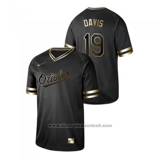 Maglia Baseball Uomo Baltimore Orioles Chris Davis 2019 Golden Edition Nero