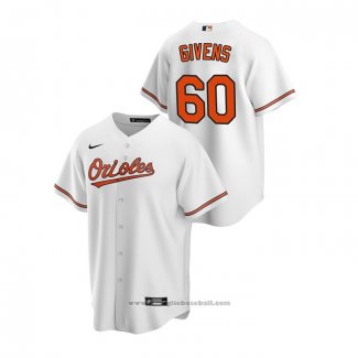 Maglia Baseball Uomo Baltimore Orioles Mychal Givens 2020 Replica Home Bianco