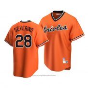 Maglia Baseball Uomo Baltimore Orioles Pedro Severino Cooperstown Collection Alternato Arancione