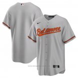 Maglia Baseball Uomo Baltimore Orioles Road Replica Grigio