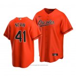 Maglia Baseball Uomo Baltimore Orioles Tyler Nevin Replica Arancione