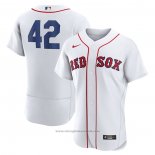 Maglia Baseball Uomo Boston Red Sox 2023 Jackie Robinson Autentico Bianco