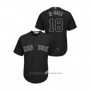 Maglia Baseball Uomo Boston Red Sox Mitch Moreland 2019 Players Weekend Bags Replica Nero