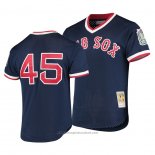 Maglia Baseball Uomo Boston Red Sox Pedro Martinez 1999 Cooperstown Collection Mesh Batting Practice Blu