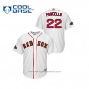 Maglia Baseball Uomo Boston Red Sox Rick Porcello 2019 Gold Program Cool Base Bianco