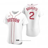 Maglia Baseball Uomo Boston Red Sox Xander Bogaerts Autentico 2020 Alternato Bianco