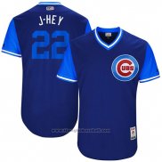 Maglia Baseball Uomo Chicago Cubs 2017 Little League World Series 22 Jason Heyward