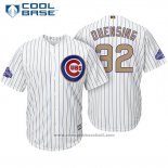 Maglia Baseball Uomo Chicago Cubs 32 Brian Duensing Bianco Or Cool Base