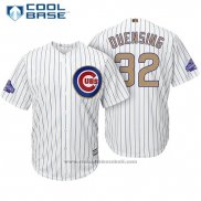 Maglia Baseball Uomo Chicago Cubs 32 Brian Duensing Bianco Or Cool Base