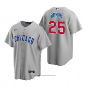 Maglia Baseball Uomo Chicago Cubs Austin Romine Replica Road Grigio