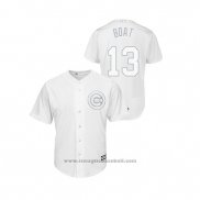 Maglia Baseball Uomo Chicago Cubs David Bote 2019 Players Weekend Boat Replica Bianco