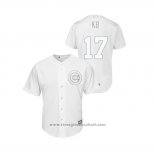 Maglia Baseball Uomo Chicago Cubs Kris Bryant 2019 Players Weekend Kb Replica Bianco