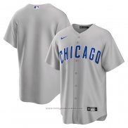 Maglia Baseball Uomo Chicago Cubs Road Replica Grigio